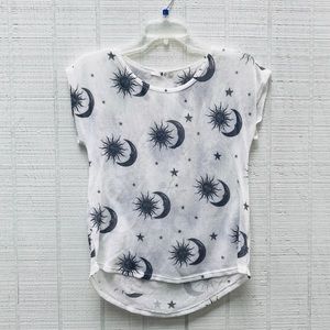 Moon and sun tee